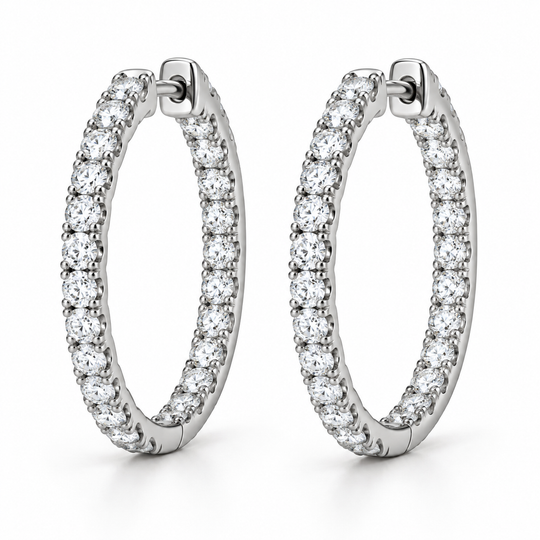 Ondine Pavé Hoops