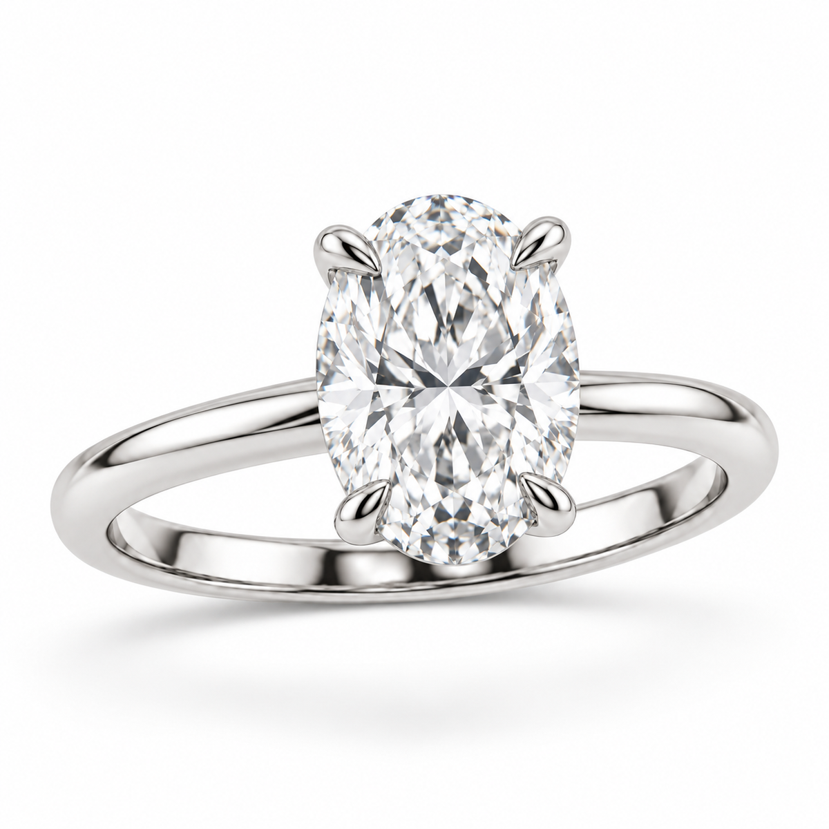 [metal:white-gold] Celestine Ring Setting — three quarter — illustrative design render