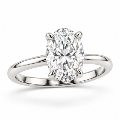 [metal:white-gold] Celestine Ring Setting — three quarter — illustrative design render