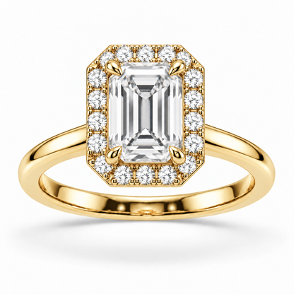[metal:yellow-gold] Isadora Ring Setting — front — illustrative design render