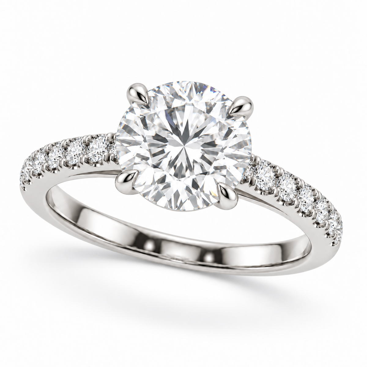 [metal:white-gold] Liora Ring Setting — three quarter — illustrative design render
