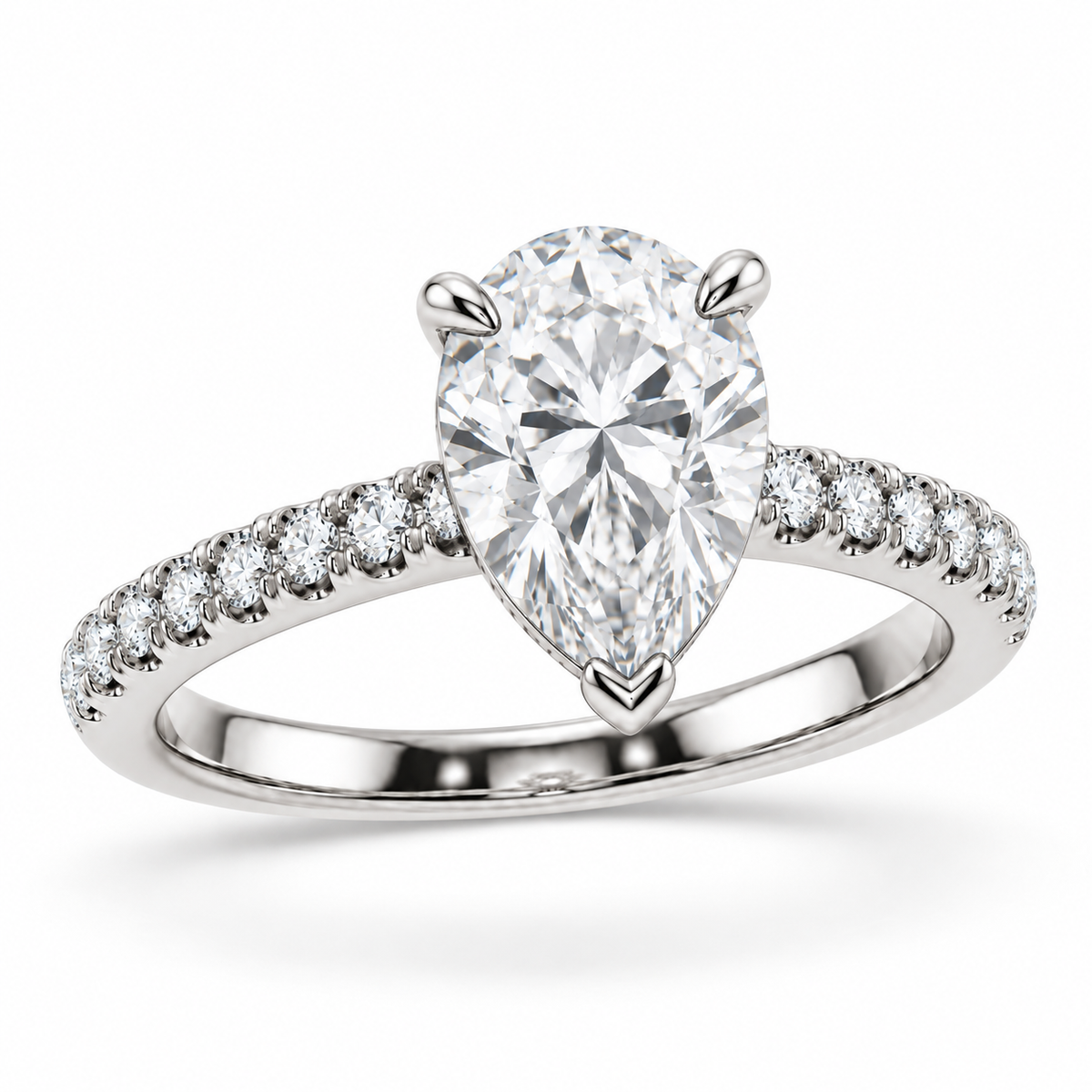 [metal:white-gold] Mirabelle Ring Setting — three quarter — illustrative design render