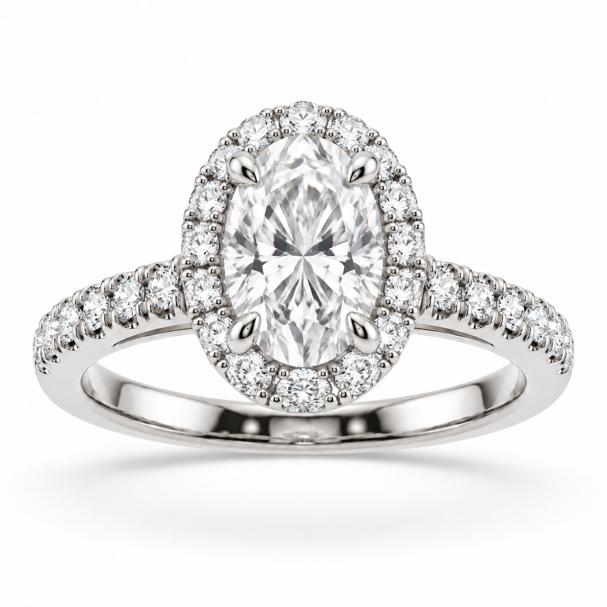 [metal:white-gold] Ophelia Ring Setting — front — illustrative design render