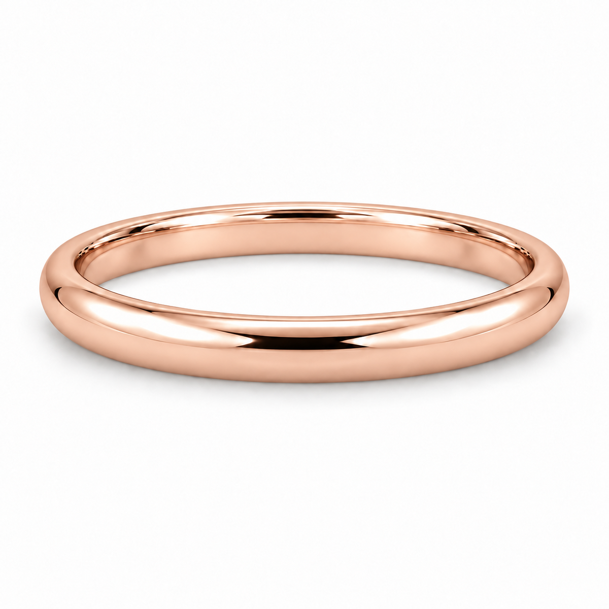 [metal:rose-gold] Adeline Classic Band — front — Rose gold colour preview [catalog-v4]