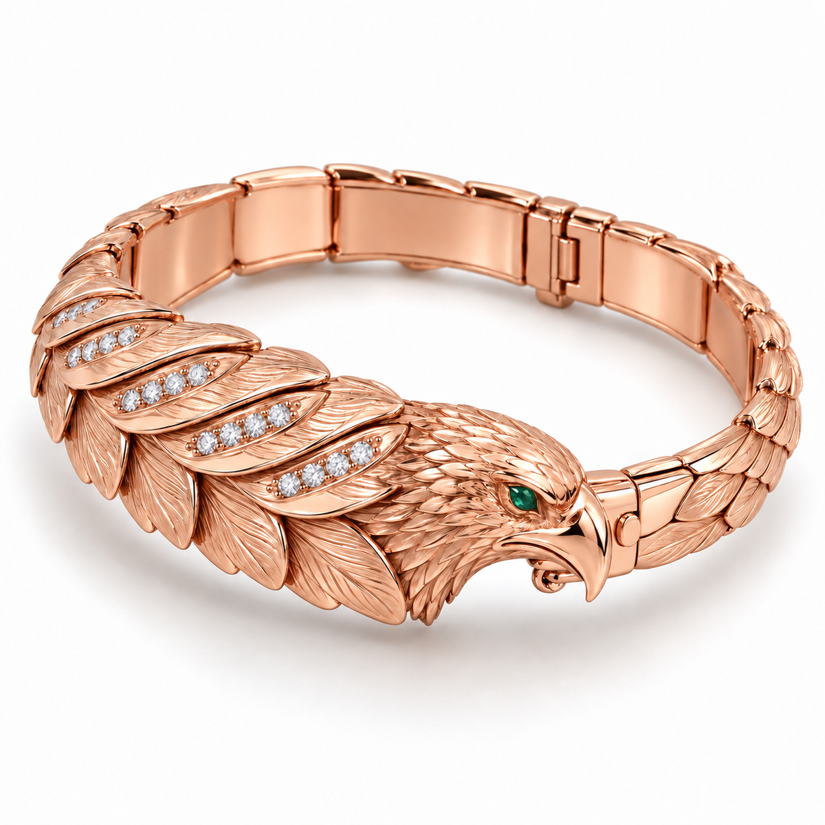 Altair Eagle Bracelet — hero — [metal:rose-gold]