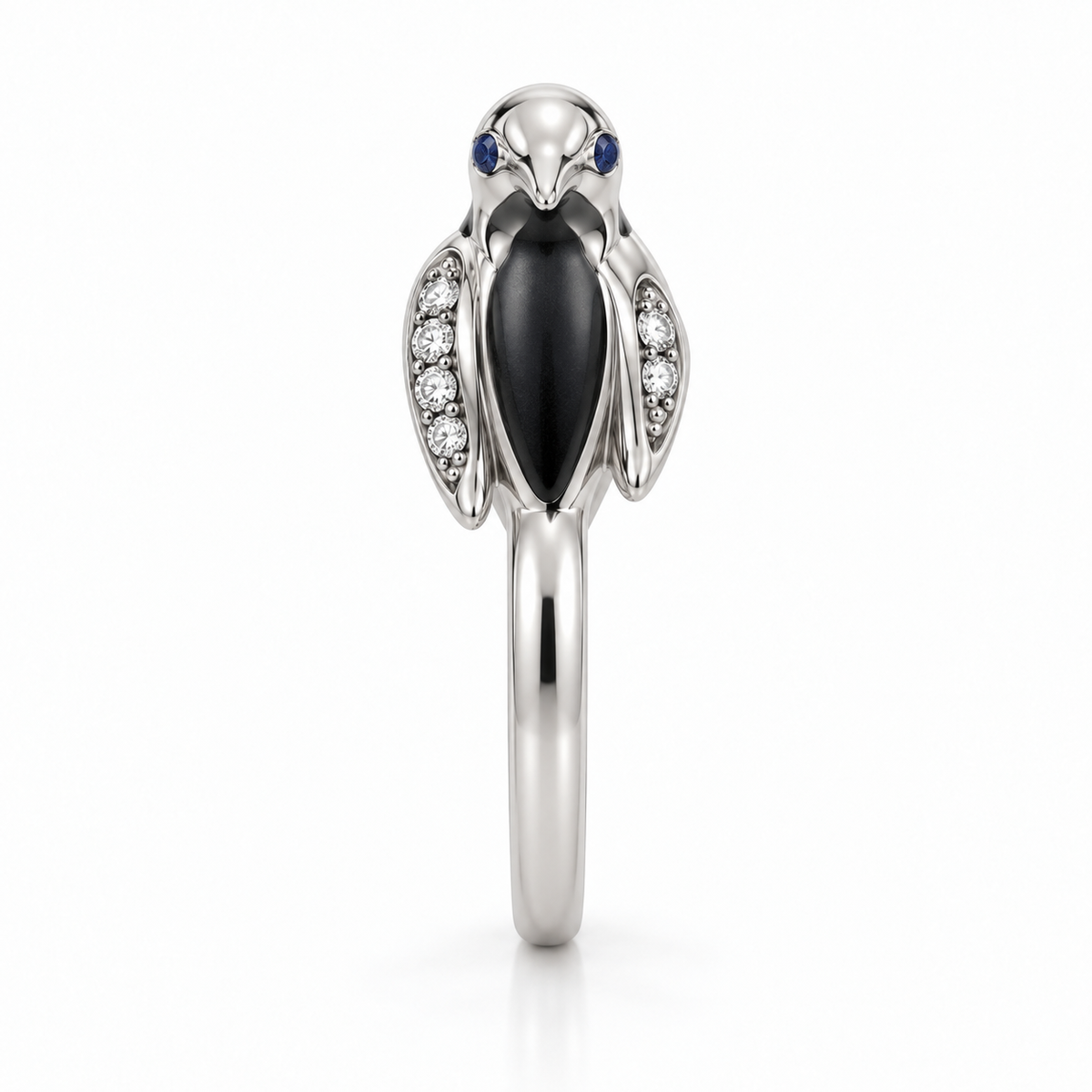 Arctis Penguin Ring — side profile — [metal:all]