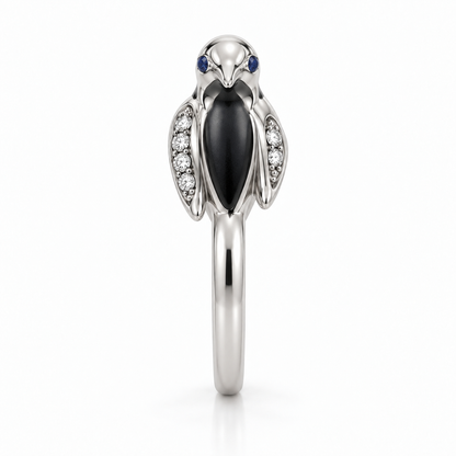 Arctis Penguin Ring — side profile — [metal:all]