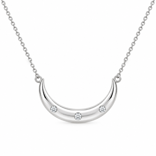 Arietta Crescent Necklace