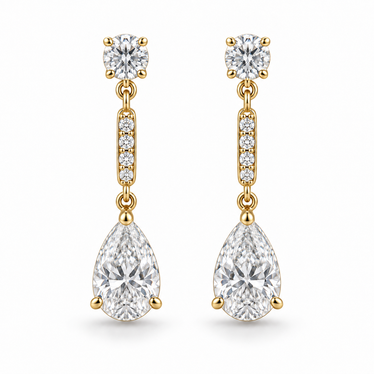 [metal:yellow-gold] Aurelia Drop Earrings — front — illustrative design render [catalog-v2]