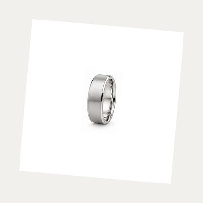 [metal:white-gold] Bastien Flat Wedding Band — white gold alternate — illustrative catalogue render