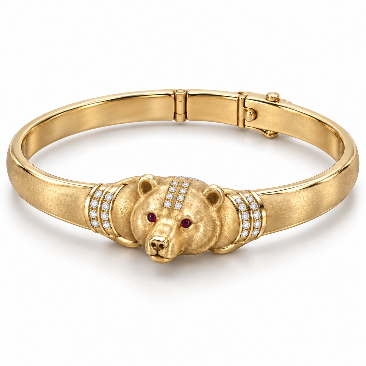 Boréal Bear Bracelet — hero — [metal:yellow-gold]