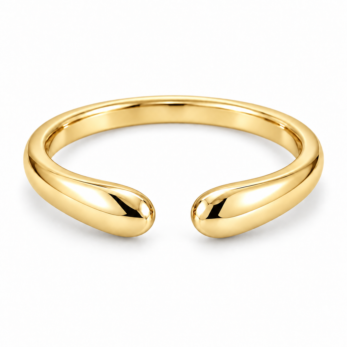 [metal:yellow-gold] Calista Open Ring — front — Yellow gold colour preview [catalog-v4]