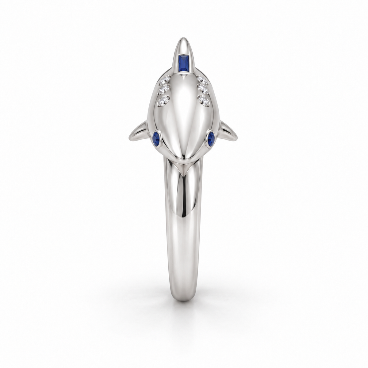 Carène Shark Ring — side profile — [metal:all]