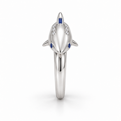 Carène Shark Ring — side profile — [metal:all]