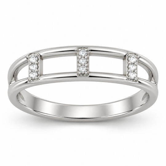 Clarisse Diamond Ladder Ring