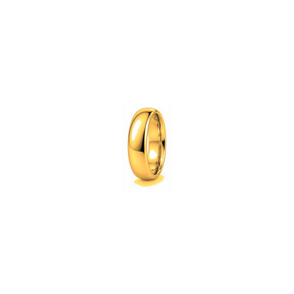 [metal:yellow-gold] Dorian High-Polish Band — yellow gold hero — illustrative catalogue render