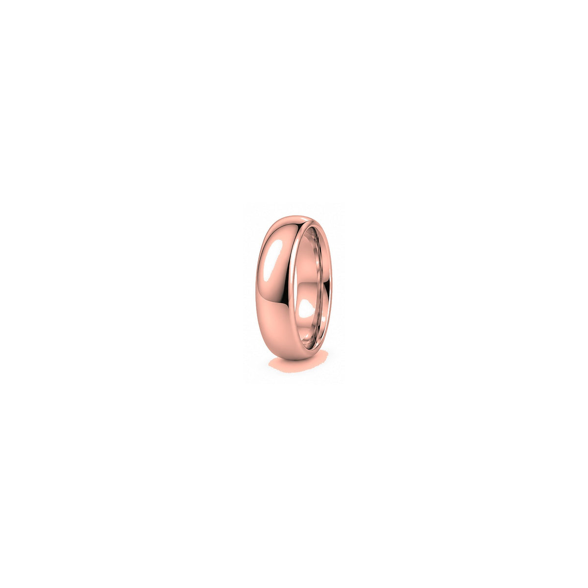 [metal:rose-gold] Dorian High-Polish Band — rose gold hero — illustrative catalogue render