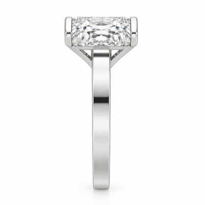 [metal:white-gold] Eline Split-Bezel Setting — side-profile — Original setting design illustration [catalog-v4]