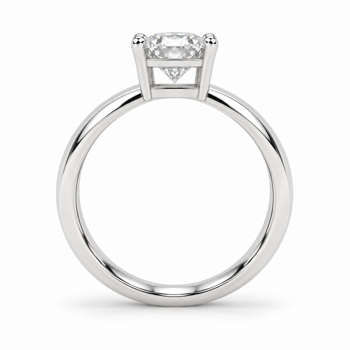 [metal:white-gold] Esmeria Lantern Solitaire Setting — circular — Same design shown circular [catalog-v4]