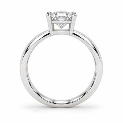 [metal:white-gold] Esmeria Lantern Solitaire Setting — circular — Same design shown circular [catalog-v4]