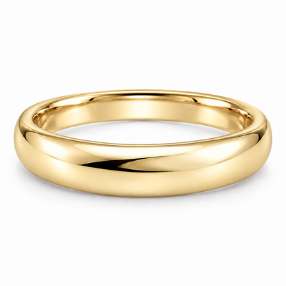 [metal:yellow-gold] Florence Ribbon Band — front — Yellow gold colour preview [catalog-v4]
