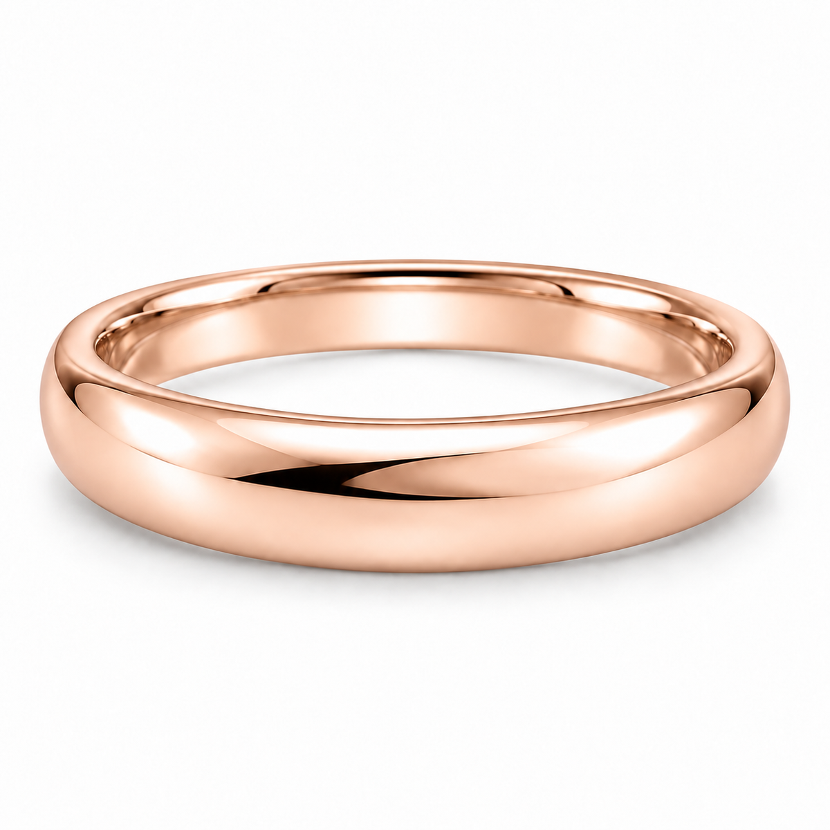 [metal:rose-gold] Florence Ribbon Band — front — Rose gold colour preview [catalog-v4]