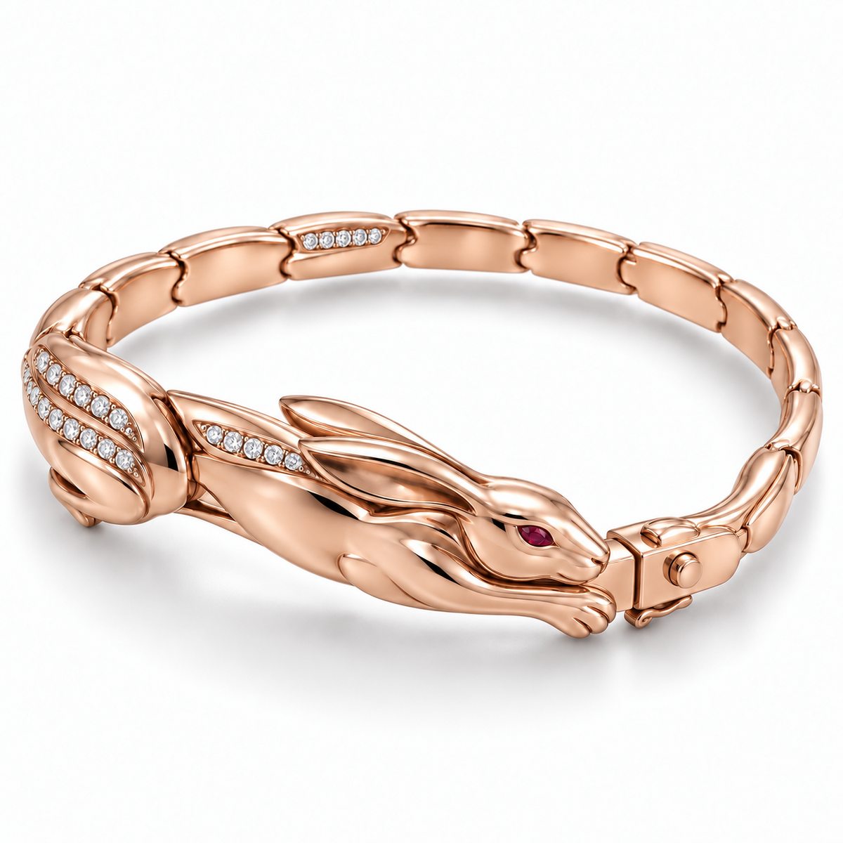 Garenn Rabbit Bracelet — hero — [metal:rose-gold]