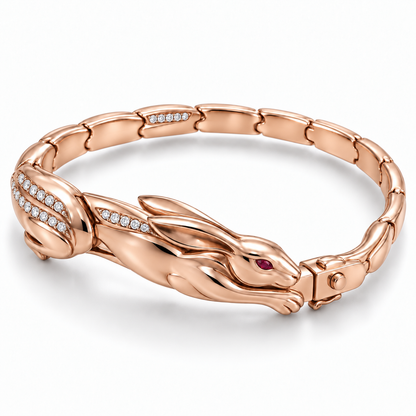 Garenn Rabbit Bracelet — hero — [metal:rose-gold]