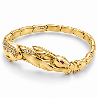 Garenn Rabbit Bracelet — hero — [metal:yellow-gold]