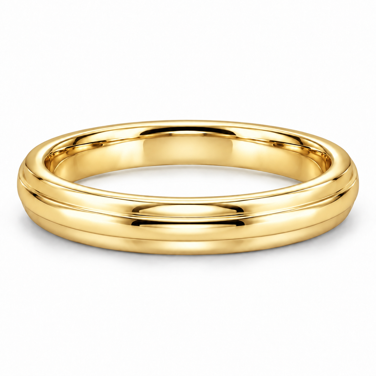 [metal:yellow-gold] Genevieve Cathedral Band — front — Yellow gold colour preview [catalog-v4]