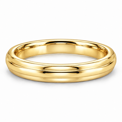 [metal:yellow-gold] Genevieve Cathedral Band — front — Yellow gold colour preview [catalog-v4]