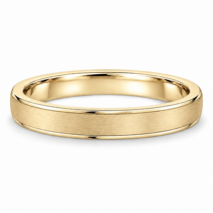 [metal:yellow-gold] Helene Brushed Band — front — Yellow gold colour preview [catalog-v4]