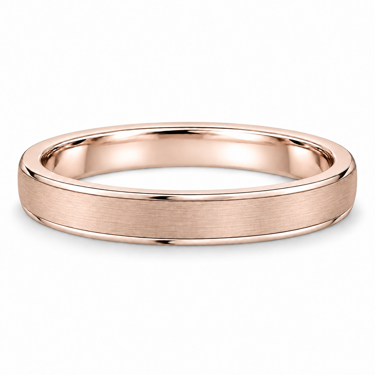 [metal:rose-gold] Helene Brushed Band — front — Rose gold colour preview [catalog-v4]