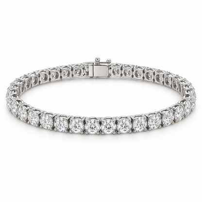 [metal:white-gold] Liora Diamond Tennis Bracelet — front — illustrative design render [catalog-v2]
