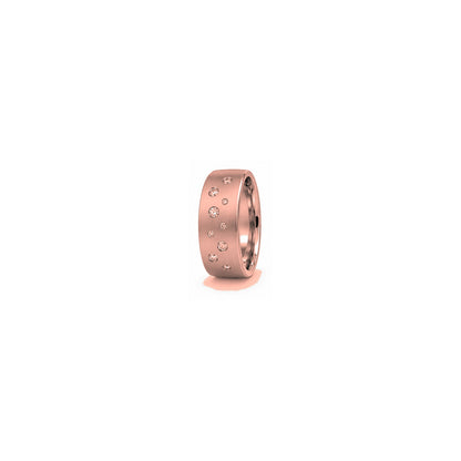 [metal:rose-gold] Lucien Constellation Band — rose gold hero — illustrative catalogue render