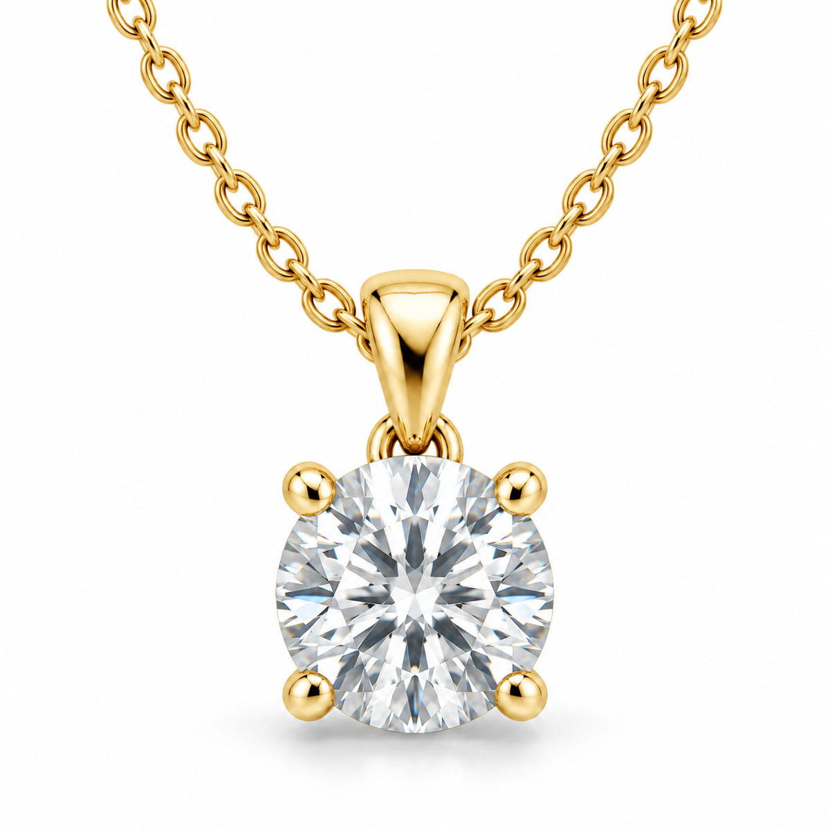 [metal:yellow-gold] Lunette Solitaire Necklace — front — illustrative design render [catalog-v2]