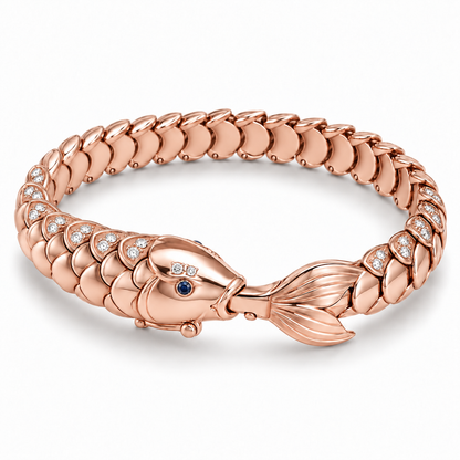 Nacre Carp Bracelet — hero — [metal:rose-gold]