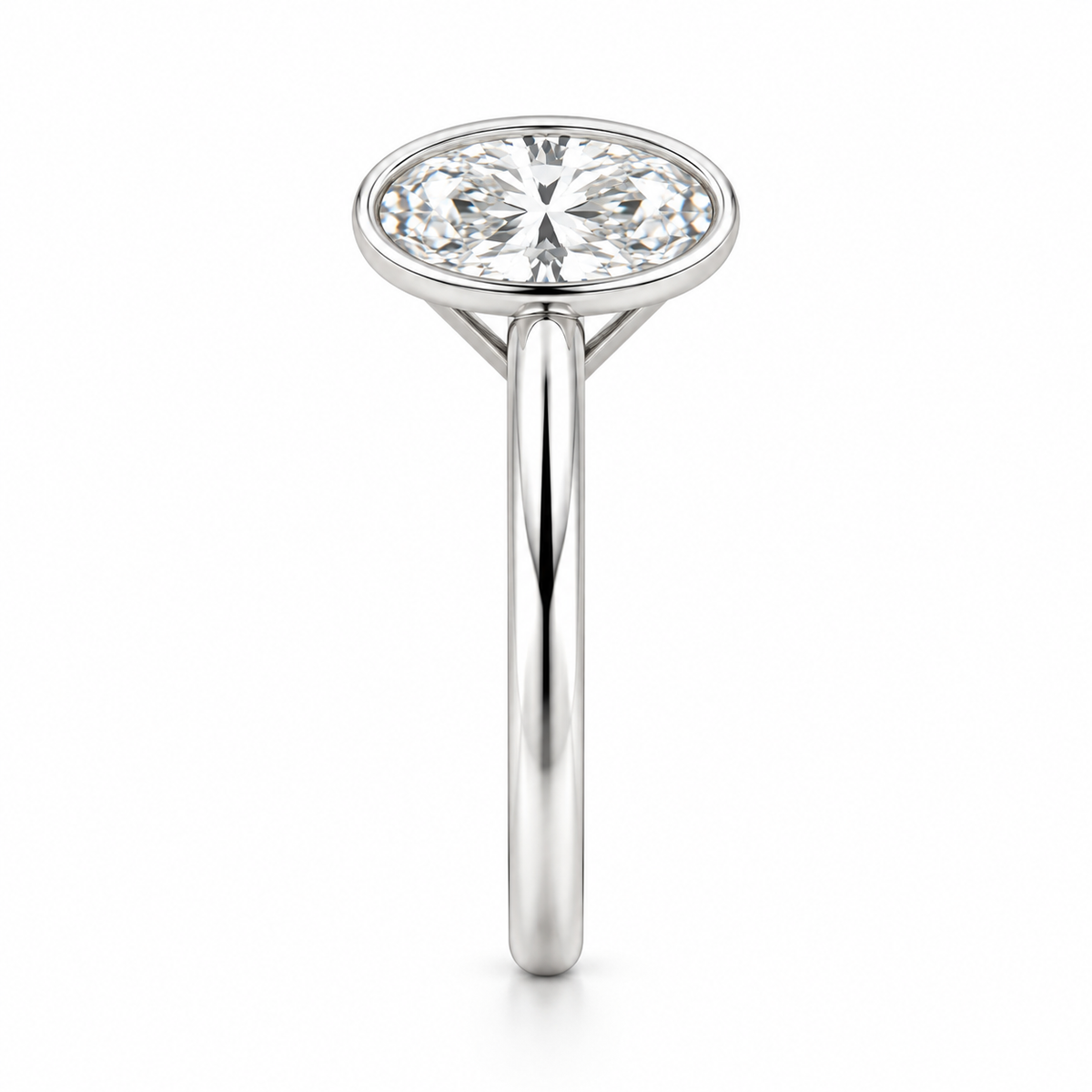 [metal:white-gold] Nerisse East-West Bezel Setting — side-profile — Nerisse East-West Bezel Setting side-profile design illustration [catalog-v4]