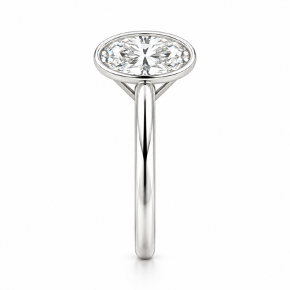 [metal:white-gold] Nerisse East-West Bezel Setting — side-profile — Nerisse East-West Bezel Setting side-profile design illustration [catalog-v4]