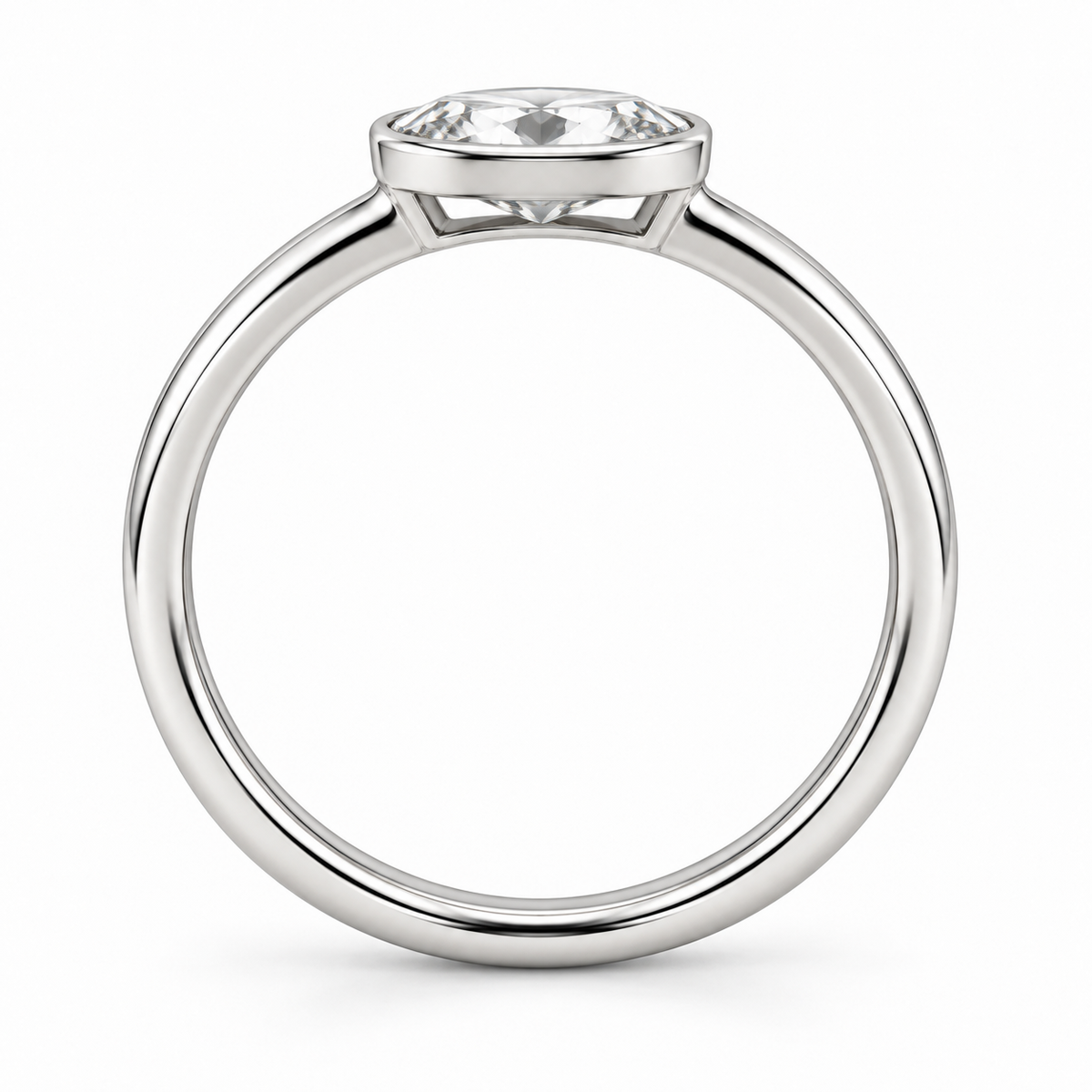 [metal:white-gold] Nerisse East-West Bezel Setting — top — Nerisse East-West Bezel Setting top design illustration [catalog-v4]