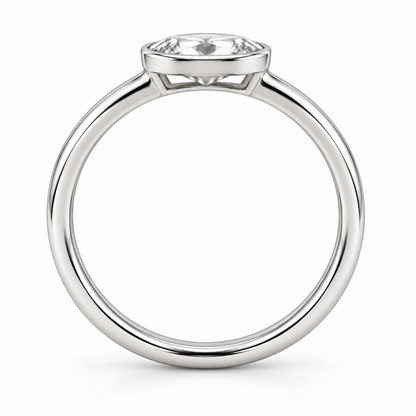 [metal:white-gold] Nerisse East-West Bezel Setting — top — Nerisse East-West Bezel Setting top design illustration [catalog-v4]