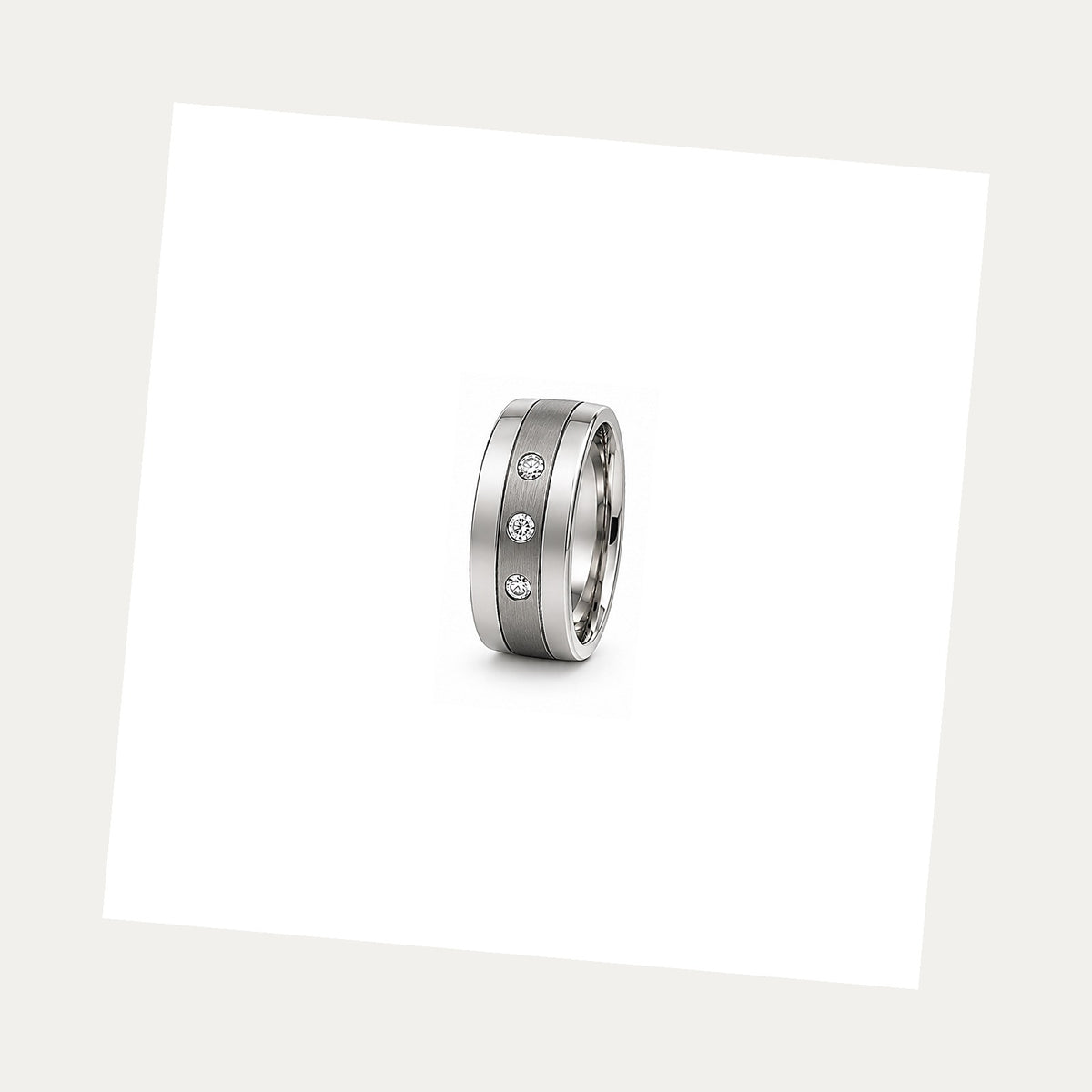 [metal:white-gold] Nikolai Two-Tone Diamond Band — white gold alternate — illustrative catalogue render