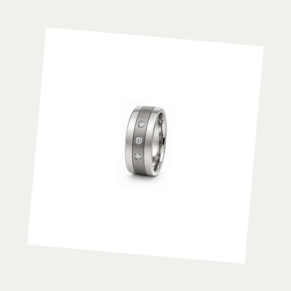 [metal:white-gold] Nikolai Two-Tone Diamond Band — white gold alternate — illustrative catalogue render
