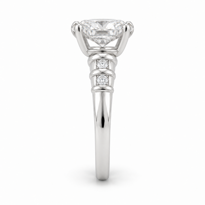 [metal:white-gold] Nolene Shutter Pave Setting — edge-profile — Same design shown edge profile [catalog-v4]