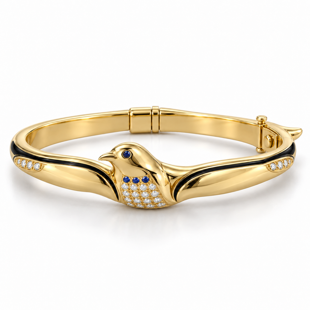 Nores Penguin Bracelet — side profile — [metal:all]