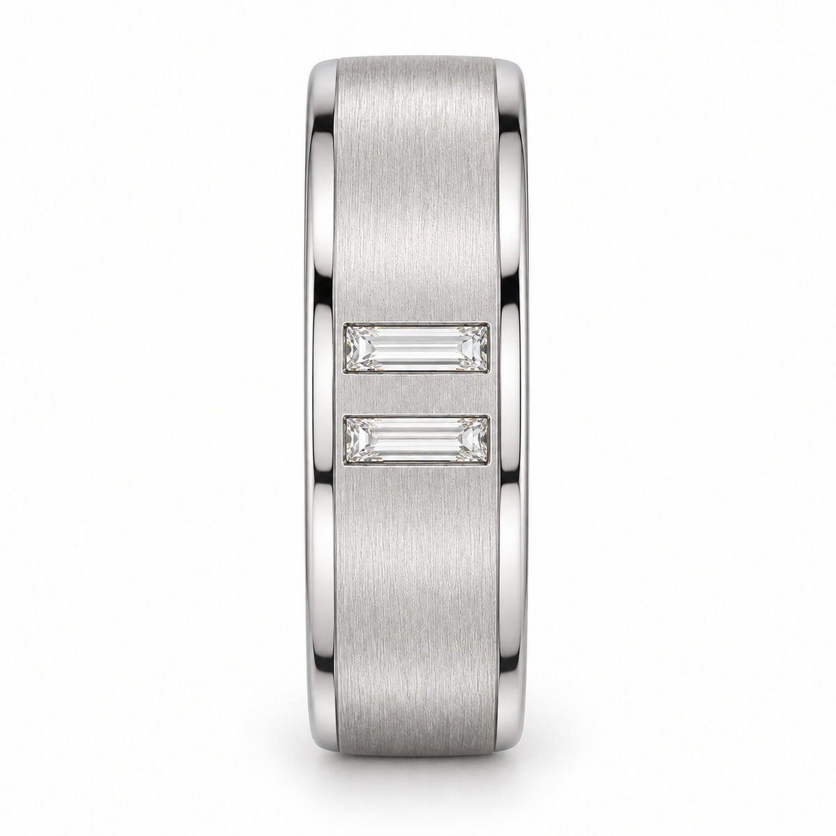 [metal:white-gold] Olivier Twin Baguette Band — side-profile — Olivier Twin Baguette Band side-profile design illustration [catalog-v4]