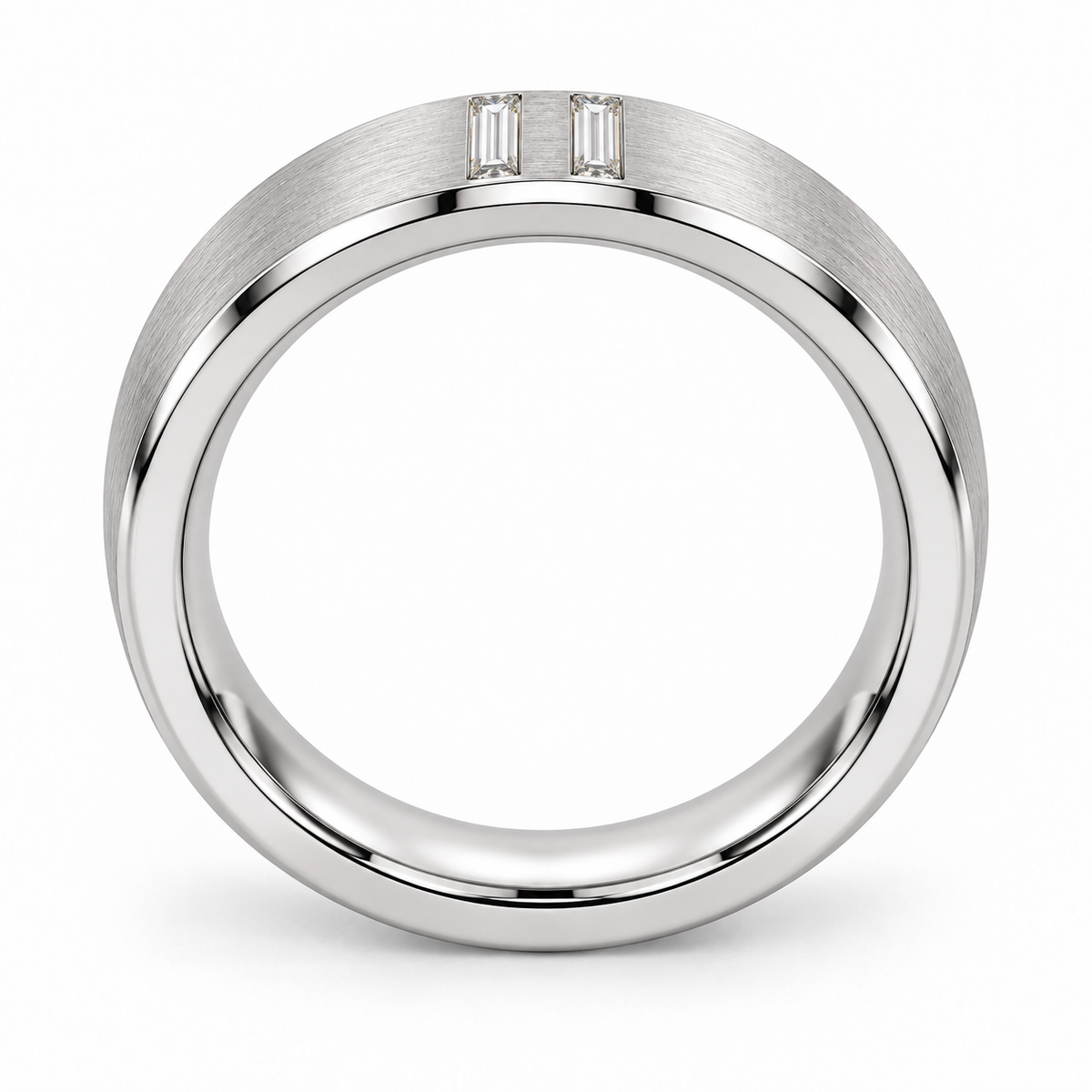 [metal:white-gold] Olivier Twin Baguette Band — top — Olivier Twin Baguette Band top design illustration [catalog-v4]