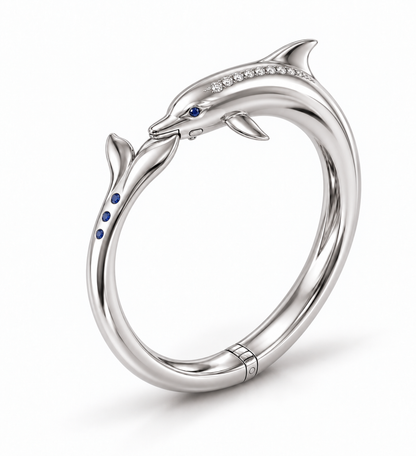 Ondine Dolphin Wrap Bracelet — studio hero