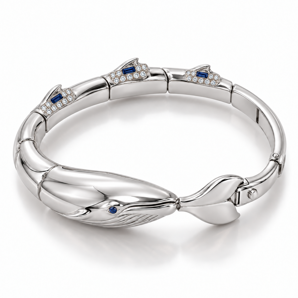 Pelage Whale Bracelet - hero - [metal:platinum]