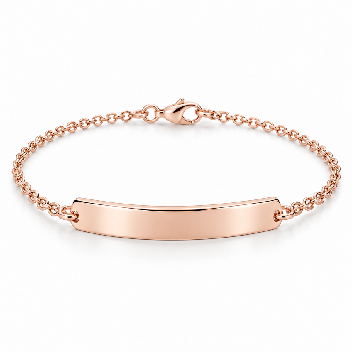 [metal:rose-gold] Selene ID Bracelet — front — Selene ID Bracelet front design illustration [catalog-v4]